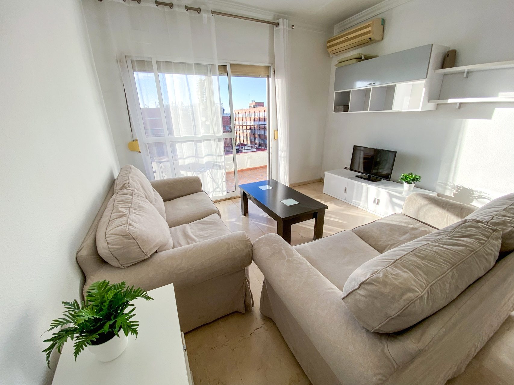 Habitación doble para estudiantes Erasmus en Sur, Sevilla