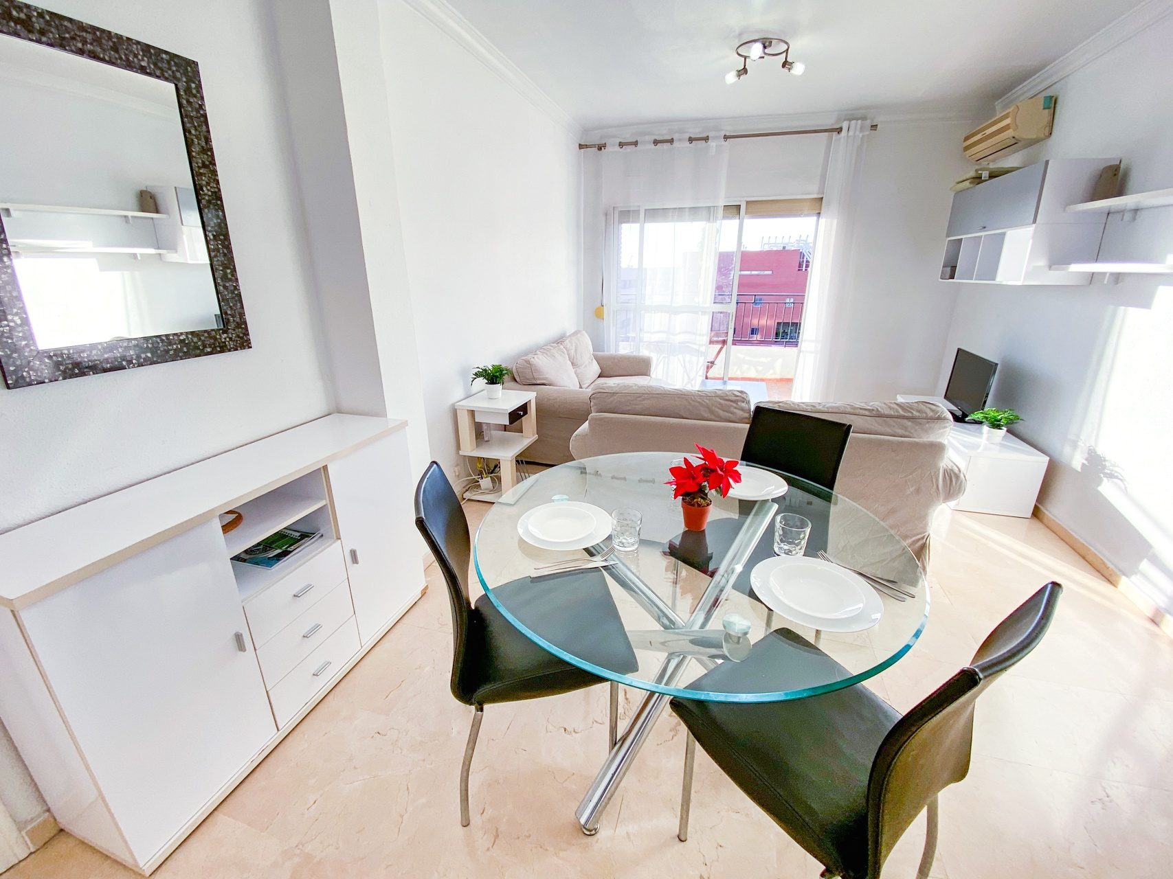 Habitación doble para estudiantes Erasmus en Sur, Sevilla