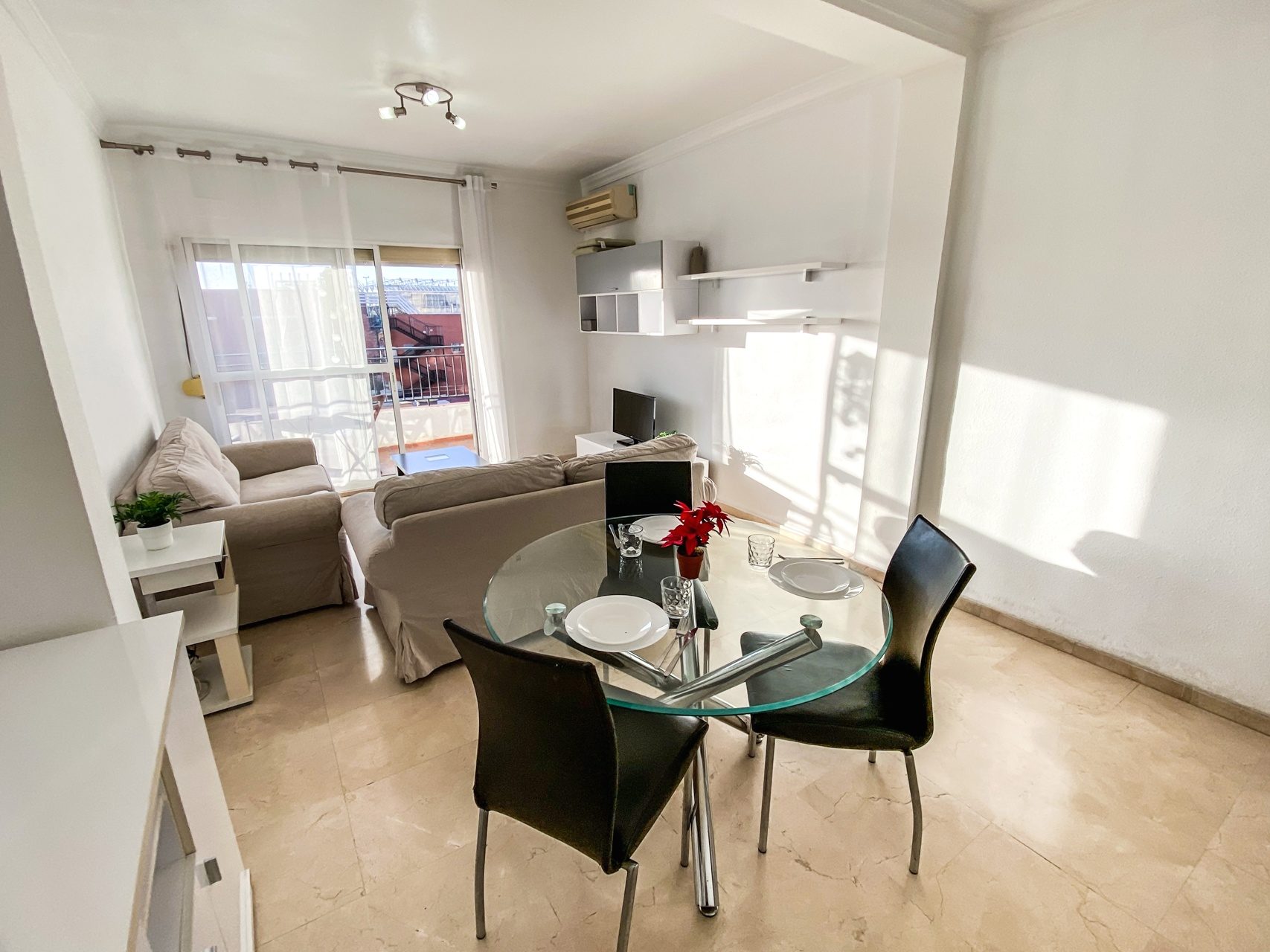 Habitación doble para estudiantes Erasmus en Sur, Sevilla